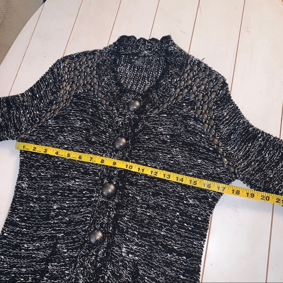 BCBG Max Azria // Studded Crochet Blazer Medium - Picture 10 of 12